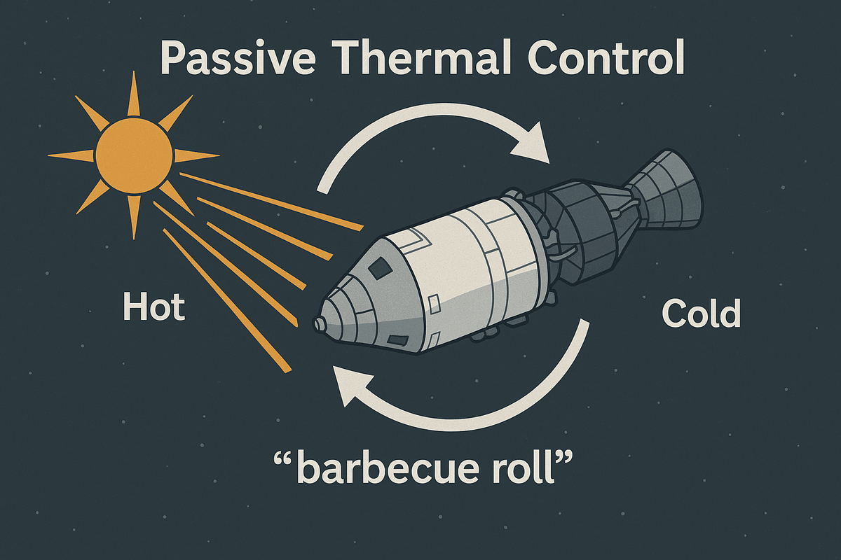 Passive Thermal Control rotation diagram